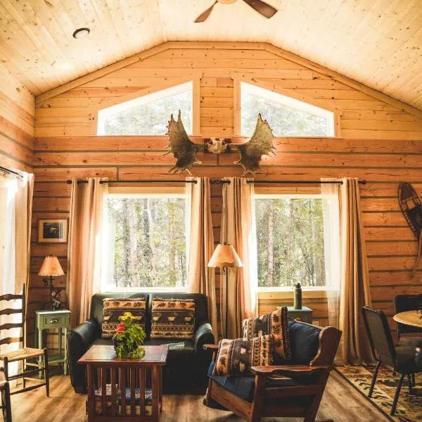 Denali Wild Stay - Moose Cabin, Free Wifi, 2 private bedrooms, sleep 6，位于希利的酒店