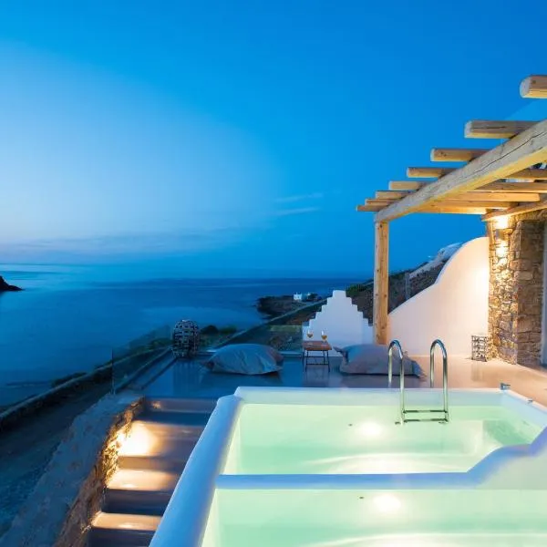 Merchia Bay Villas Mykonos，位于Merchia Beach的酒店