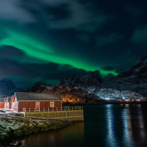 Lofoten Cabins - Kåkern，位于Hovdan的酒店