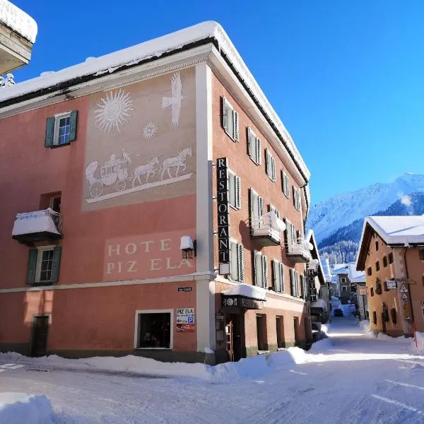 Historisches Italienisches Hotel Piz Ela Bergün，位于贝尔金的酒店