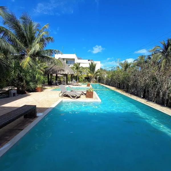 87972 Romantic condo, best retreat for a couple, 1 block from the Ocean，位于普罗格雷索的酒店