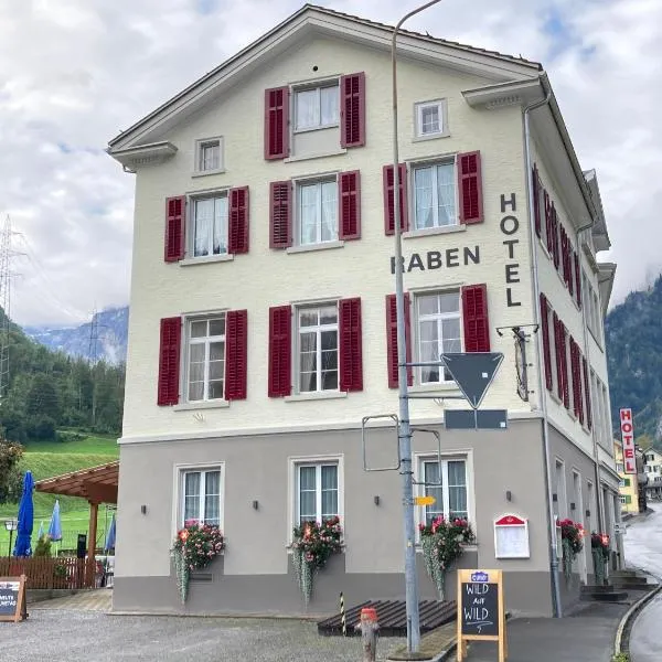 拉本酒店餐厅，位于Urnerboden的酒店