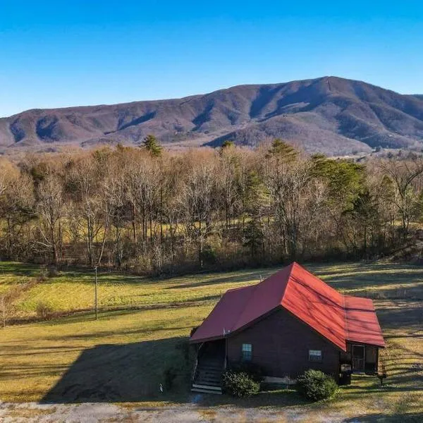 Beautiful View! Log cabin,Fireplace,Hot Tub,Arcade,Pool,Fishing，位于帕克的酒店