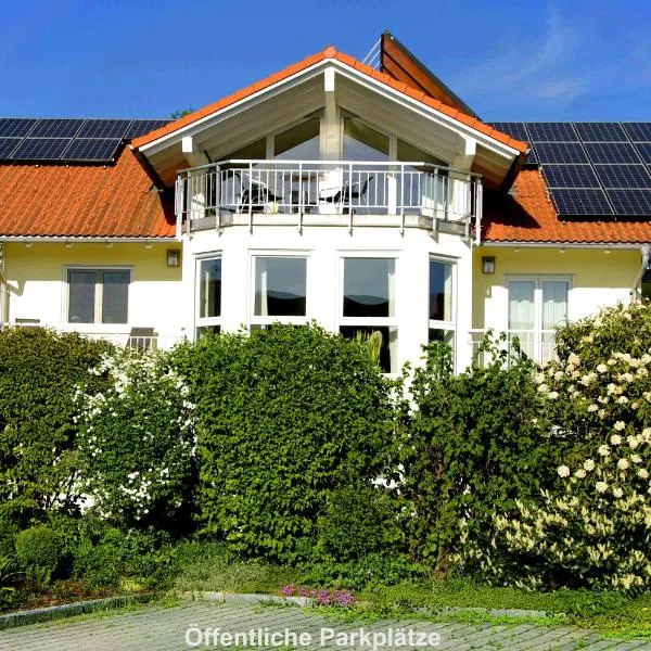Schöne Ferienwohnung im Allgäu Lauben bei Kempten Urlaub Unterkunft FeWo Bergblick 70qm，位于Lauben的酒店