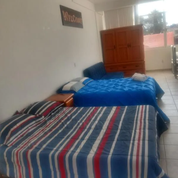 Xochimilco Hermoso Departamento Loft junto a Trajineras，位于San Francisco Tlalnepantla的酒店