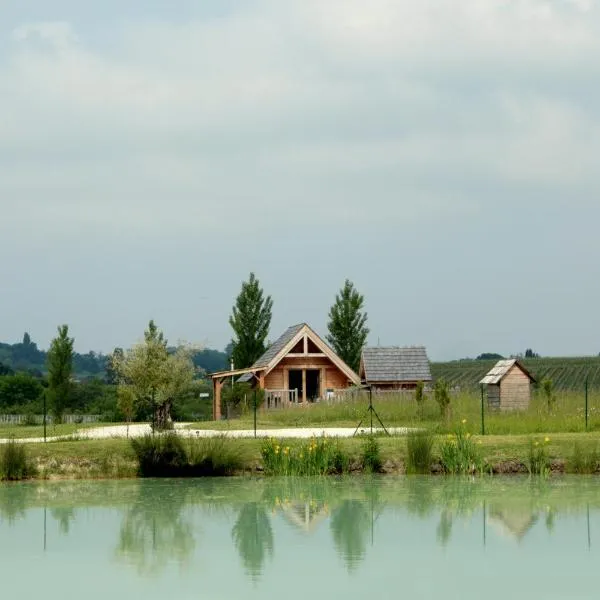 Shanti Lac Cabanes gîtes insolites et espace bien-être Bordeaux，位于Berson的酒店