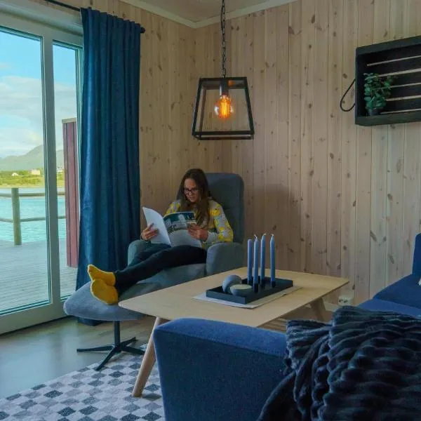 Lilleeideholmen Sjøhusutleie，位于Haug的酒店
