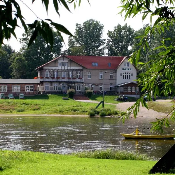 Elbterrasse Wörlitz，位于克烈肯的酒店