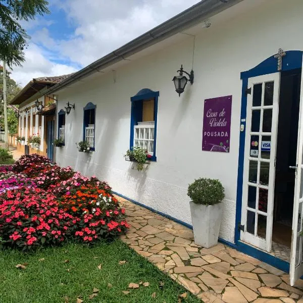 Casa de Violeta Pousada，位于圣克鲁斯迪米纳斯的酒店