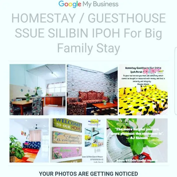 12-15 Pax Ssue Silibin Ipoh Guest House-Homestay，位于怡保的酒店