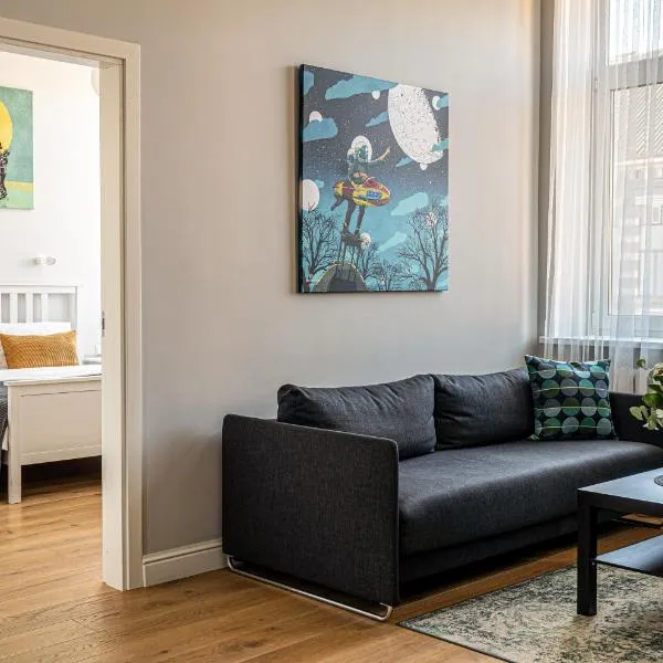 Beautiful apartment in the heart of Kaunas，位于考纳斯的酒店