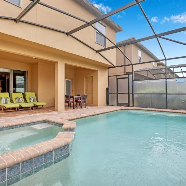 Elegant Villa wPrivate PoolSpa Game Room，位于基西米的酒店