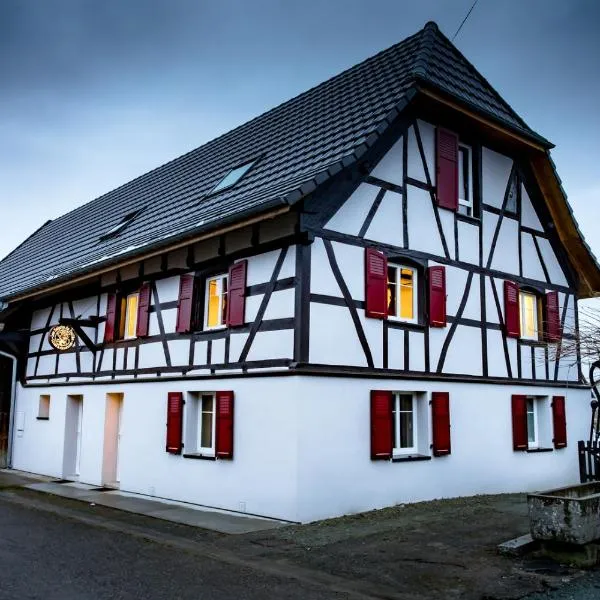 Gîte Les Sabots de Paille, Alsace Haut-Rhin，位于Chavannes-sur-lʼÉtang的酒店