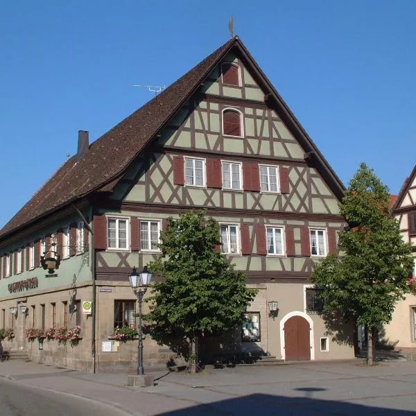 Gasthof zum Bären，位于Rosenberg的酒店