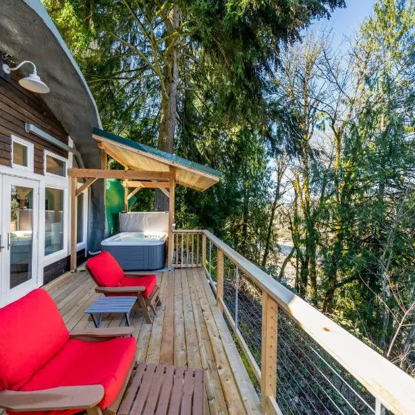 McKenzie View Cottage，位于Deerhorn的酒店