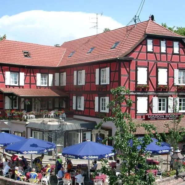 阿拉红屋酒店及餐厅，位于Sermersheim的酒店