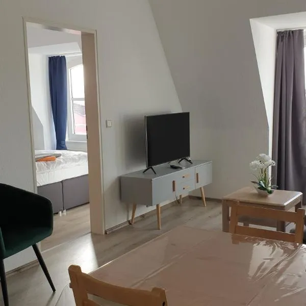 FeWo 'Am Leipziger Stadtrand' mit Tiefgarage，位于马克兰斯泰特的酒店