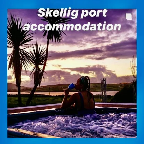 Skellig Port Accommodation - 1 Studio Bed Apartment，位于瓦伦西亚岛的酒店