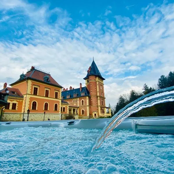 萨斯法尔城堡度假酒店，位于Matraszentlaszlo的酒店