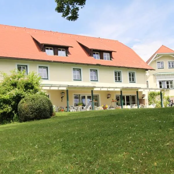 斯特鲁斯尼霍夫兰德豪斯旅馆，位于Pörtschach am Wörthersee的酒店