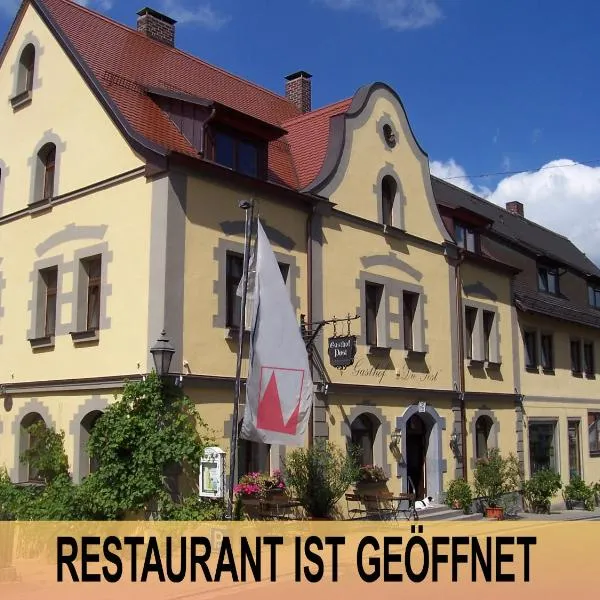 Hotel-Gasthof Die Post Brennerei Frankenhöhe，位于Wörnitz的酒店