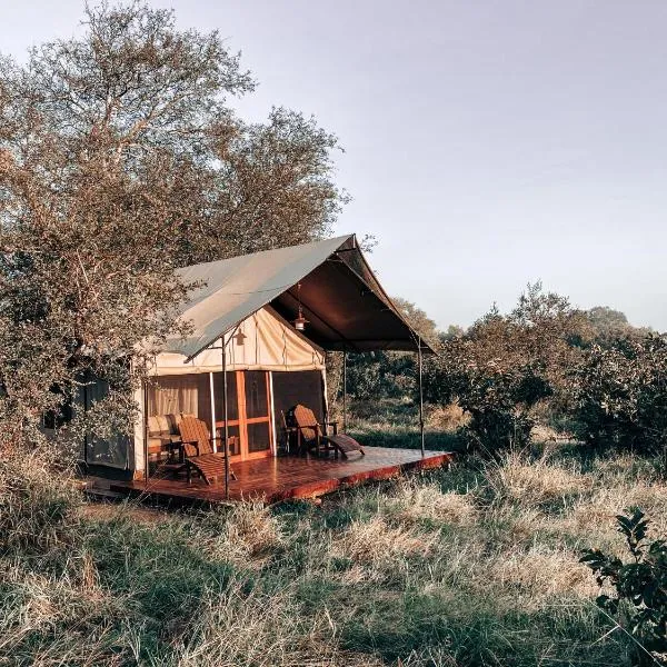 Honeyguide Tented Safari Camp - Khoka Moya，位于曼耶雷蒂野生动物园的酒店