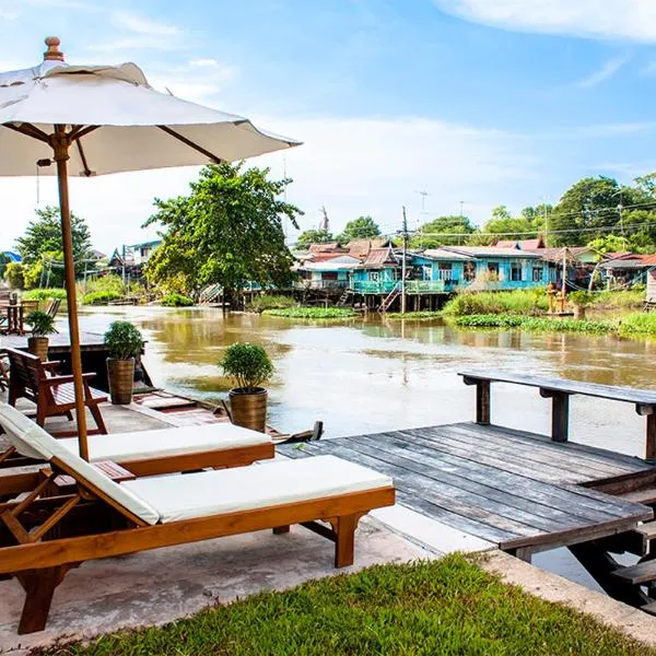 The Bank River House Ayutthaya，位于Ban San Chao Rong Thong的酒店