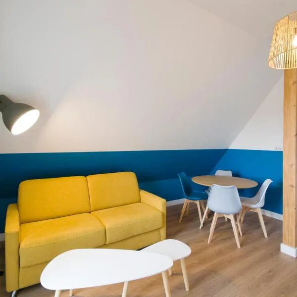 CosyBNB bleu, logement indépendant, wifi, parking, petit déjeuner，位于Durningen的酒店