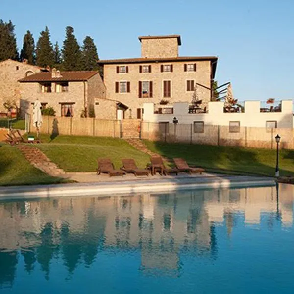 圣菲利波别墅酒店，位于Badia A Passignano的酒店