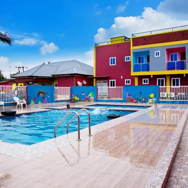 Kikis Court Resort，位于Wli Afegame的酒店