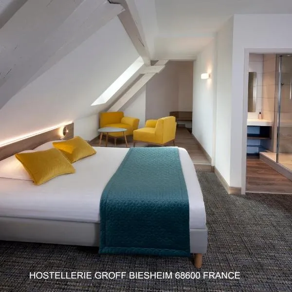 Aux Deux Clefs - Hôtel Restaurant Groff，位于比歇姆的酒店
