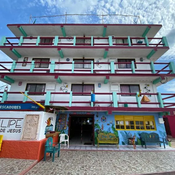 Hotel San Felipe de Jesus Yucatan，位于San Felipe的酒店