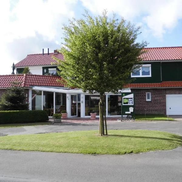 Familienurlaub in Ostfriesland für max 7 Pers in 2 Wohnungen, auch Einzeln Wohnungen，位于Utarp的酒店