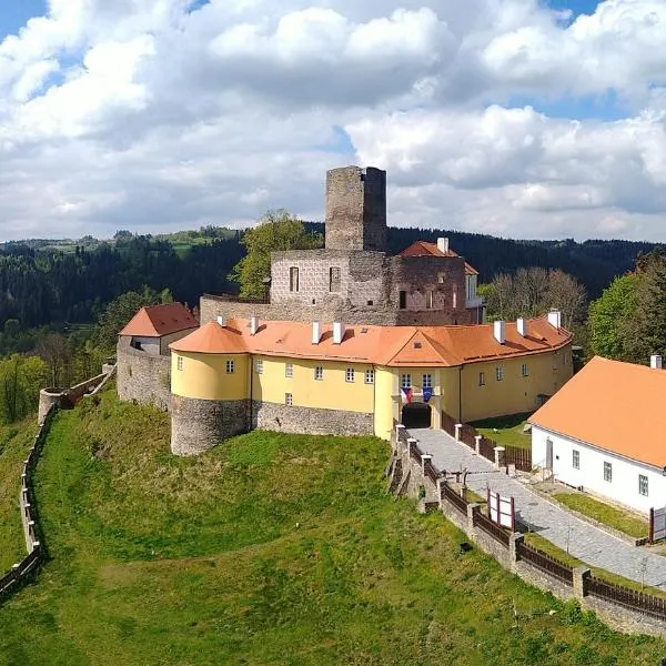 Penzion hradu Svojanov，位于Vítějeves的酒店
