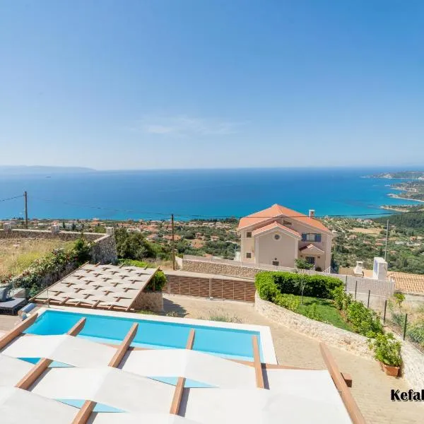 Kefalonia Heaven Villa，位于弗拉哈塔的酒店