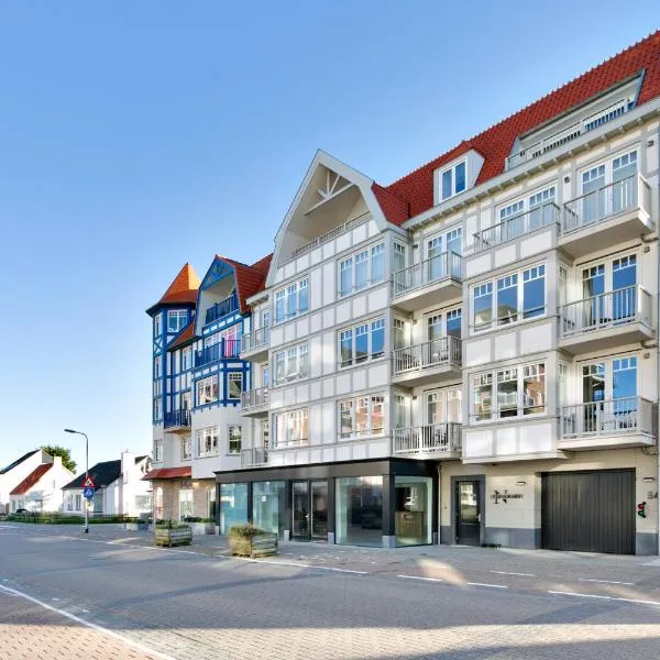 Modern appartement met doorkijk op de duinen，位于卡德赞德-班得的酒店