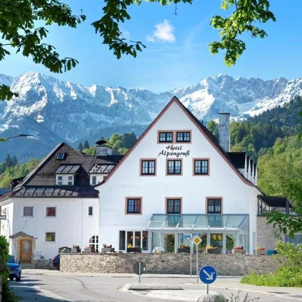 Hotel garni Alpengruss，位于厄茂的酒店