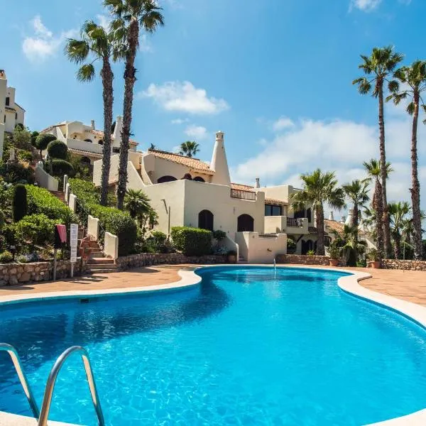 Luxuriöse und großräumige Villa mit Community Pool, Sicht auf das Mittelmeer sowie dem Mar Menor, La Manga Club，位于罗斯贝洛内斯的酒店