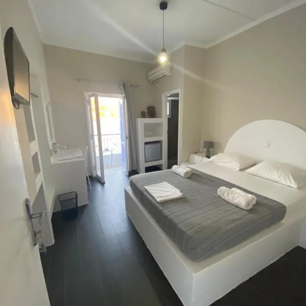 AEGEAN VIEW SEASIDE ROOMS AND STUDIOS KEA，位于Orkos的酒店