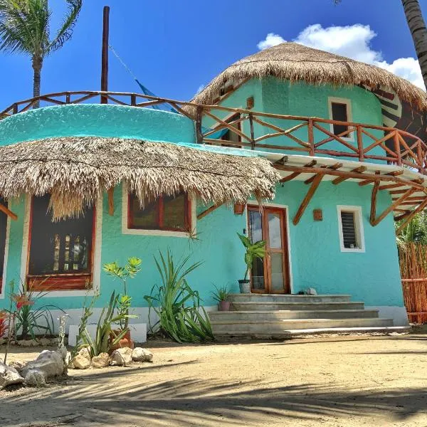 Private house & garden - Casa privada con jardín - Casa Cacahuate Holbox，位于奥尔沃克斯岛的酒店