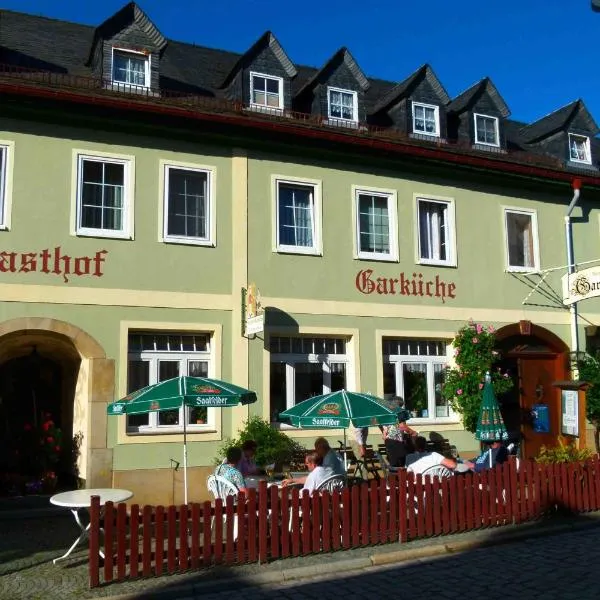 加尔库施旅馆酒店，位于Leutenberg的酒店