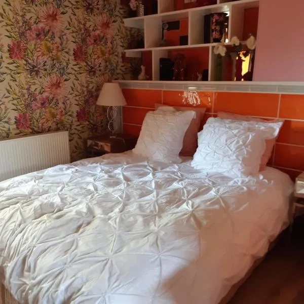 Chambre familiale avec piscine chauffée et jacuzzi，位于Bernadets-Debat的酒店