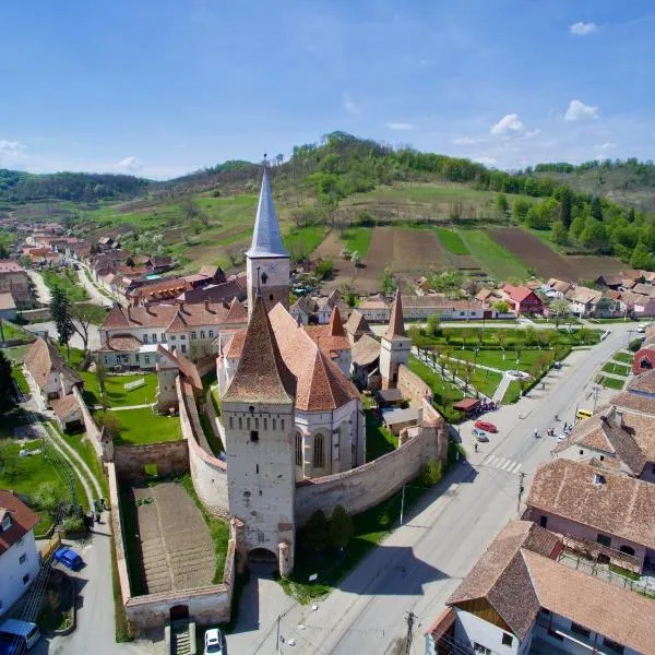Burg Apartments Meschen，位于Moşna的酒店