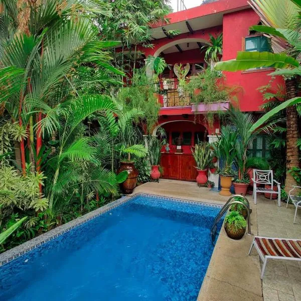 Hotel Boutique Casona Maya Mexicana，位于Las Palmas的酒店