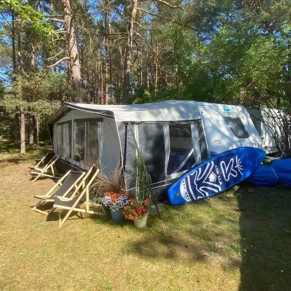 Przyczepa Abordaż na Campingu Kormoran，位于赫尔的酒店