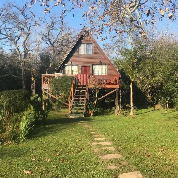 Cabaña en el Delta Arroyo Pajarito a 20 minutos de navegación，位于蒂格雷的酒店