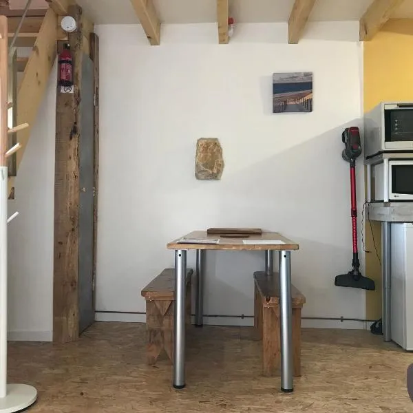 Studio privé avec cuisine sdb et terrasse privés，位于Saint-Maurice-sur-Adour的酒店