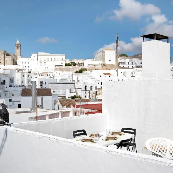 Precioso apartamento en Vejer con terraza，位于贝赫尔-德拉弗龙特拉的酒店