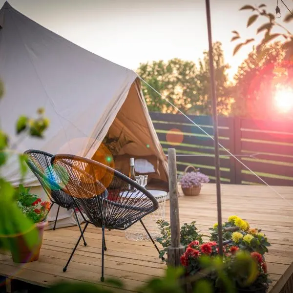 Pokoje u Basi Glamping Mikołajki，位于米科瓦伊基的酒店