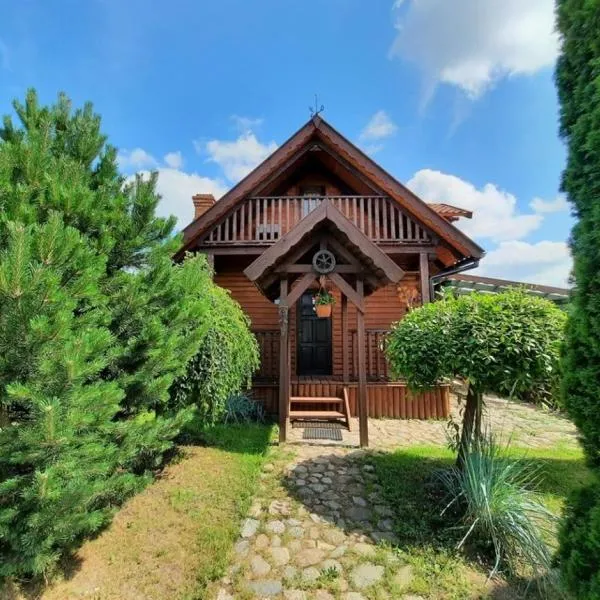 Domek letniskowy Rancho do wynajęcia 7osobowy Rybaczówka,位于Banie Mazurskie的酒店